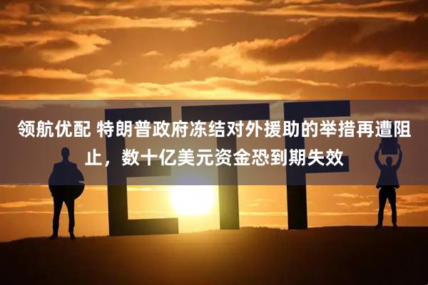 领航优配 特朗普政府冻结对外援助的举措再遭阻止，数十亿美元资金恐到期失效